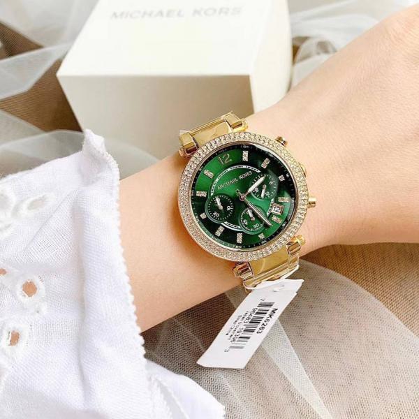 Mi_chael_Kors Parker Gold-Green