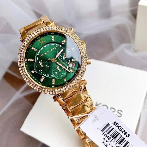 Mi_chael_Kors Parker Gold-Green