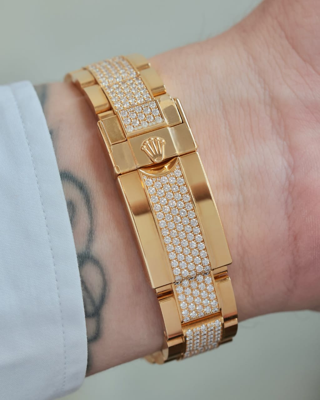 RLX Eye_Of_The_Tiger Golden Bracelet Premium Quality Royal_Watch_Store_IN