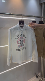 Tomm y Hilfiger Black back embroidery Premium Shirt