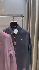Ralph Lauren Black Embroidery Logo Classic Shirt