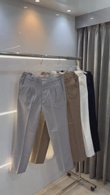 Denniso n Light Grey Fle-X.jWaist Premium Korean Trouser