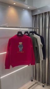 Ralph Lauren Olive Teddy Edition Imported Sweatshirt