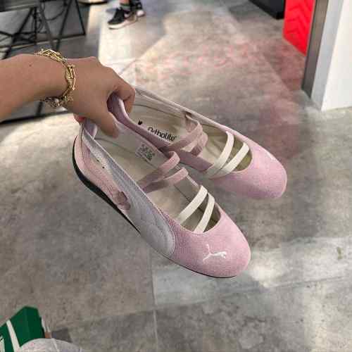 Pumaaa speedcat ballet pink