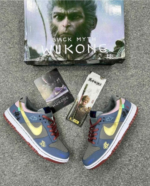 nikeE dunk low black myth wukong