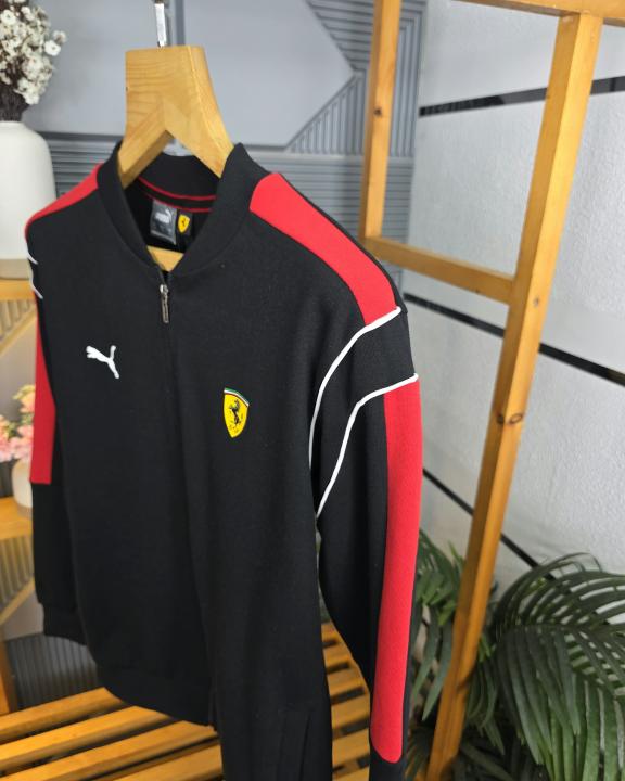 Ferr_ari Mens Jacket Black K181-BK