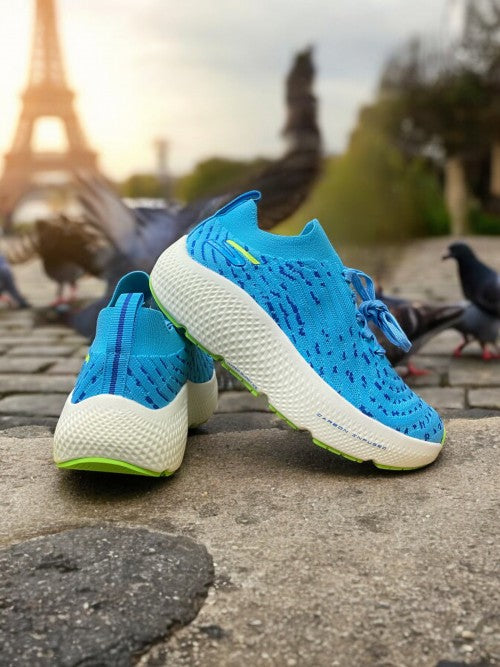 Skechers hyper bust ice sky blue