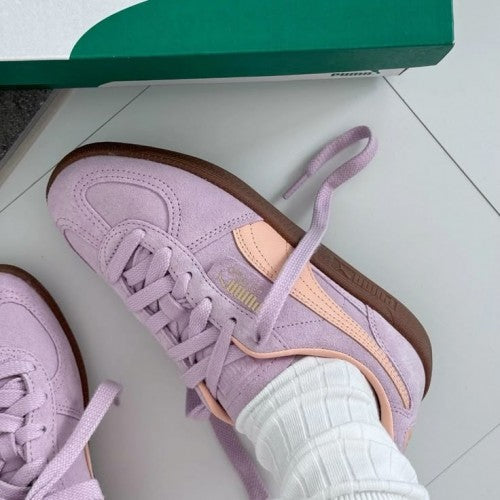 Pumaaa palermo sneakers in pink orange