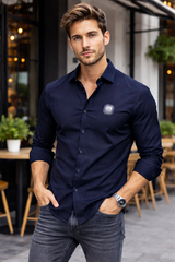 Balm logo Shirts Navy K153-NY