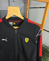 Ferr_ari Mens Jacket Black K181-BK