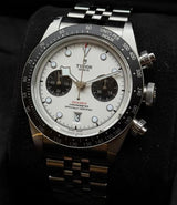 Tudo_r Black Bay Chrono White