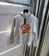 Amir i Grey Logo Work Imported Hoodie