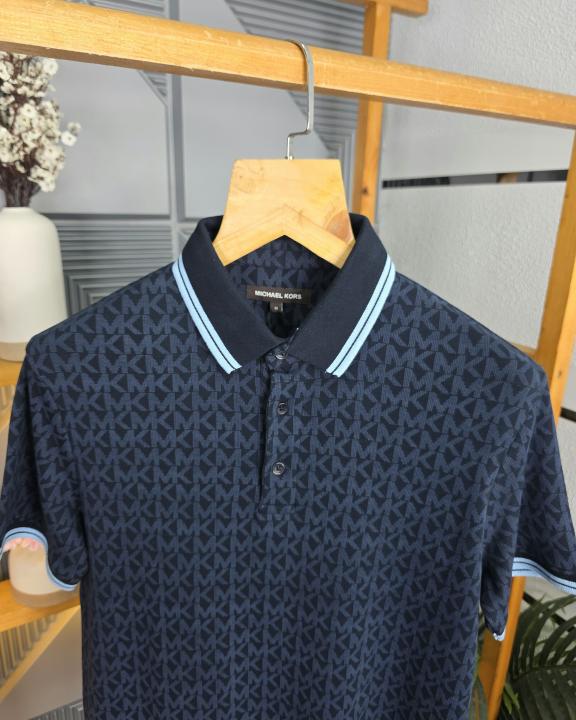 Mk Collor T-Shirt Navy K179-NY