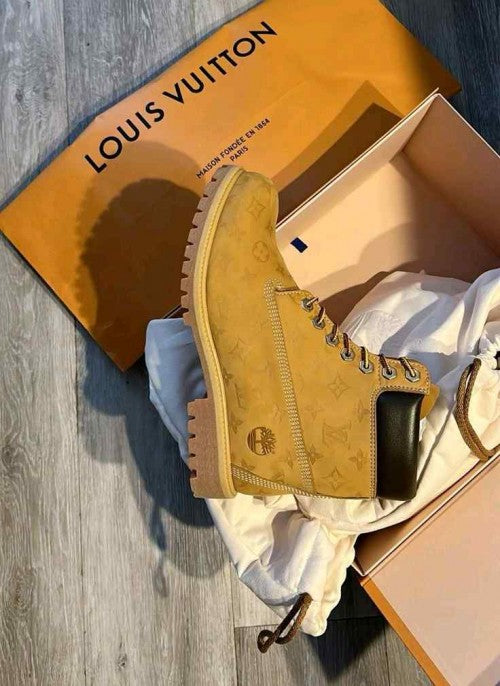 Louis Vuittonn X Timberland Ankle Boots