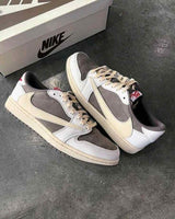 Air Jordan 1 Low Travis Scott Reverse Mocha Semi UA