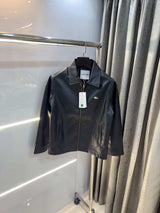 Lacost e Black Imported Premium Leather Jacket