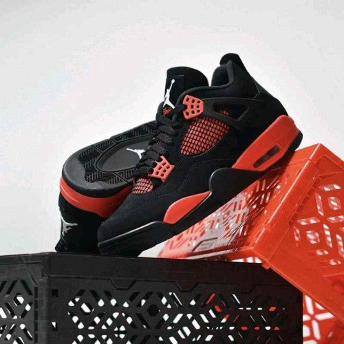 Air Jordan Retro 4 Red Thunder (With OG Box Semi UA Article)