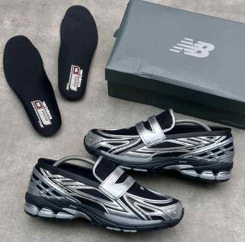 New balancee 1906l loafer silver metallic black