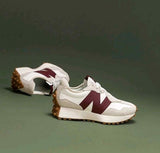 new balancee 327 Moonbeam Burgundy