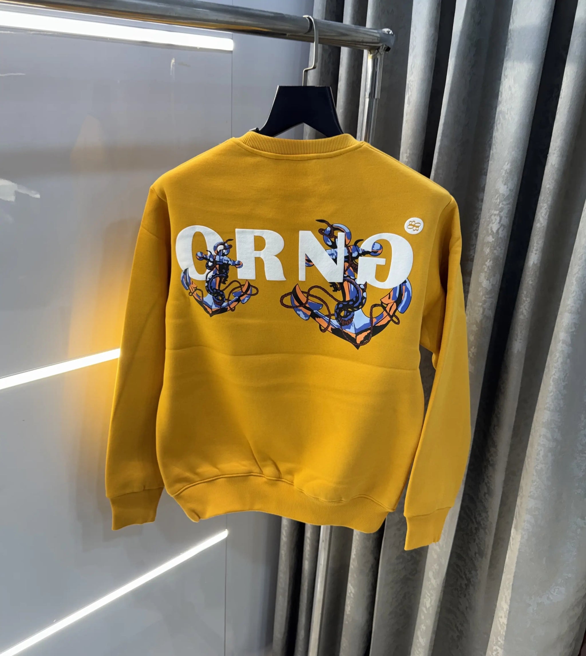 Bluorang Mango Logo Back Print Premium Sweatshirt