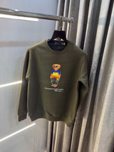 Ralph Lauren Olive Teddy Edition Imported Sweatshirt