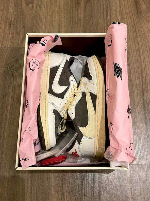 Air Jordan 1 Low Travis Scott Reverse Mocha Semi UA