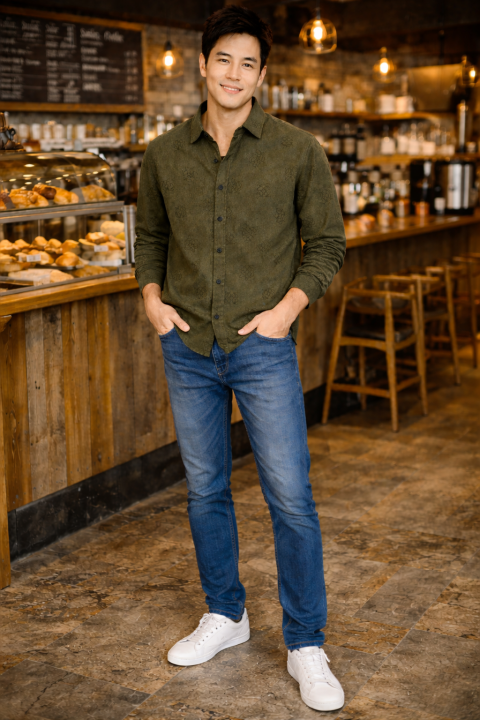 Loew shirts Olive K149-OL
