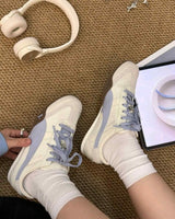 Pumaa Bella UT Canvas White Blue For Girls