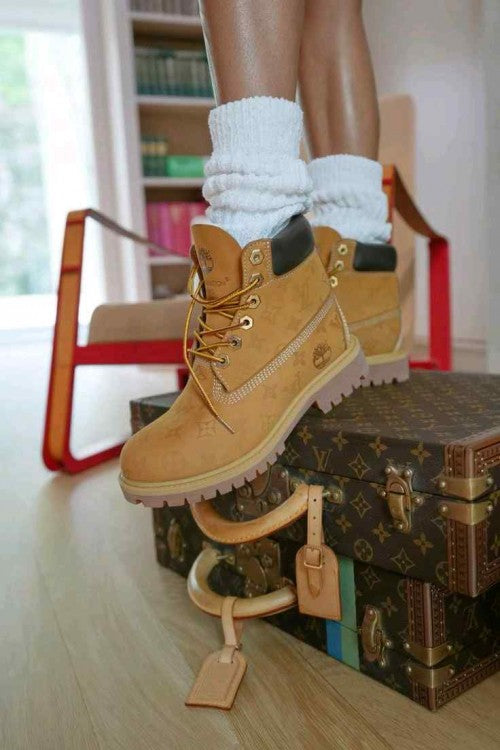 Louis Vuittonn X Timberland Ankle Boots