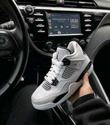 Air Jordan Retro 4 Military Black For Mens Semi UA