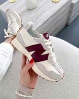 new balancee 327 Moonbeam Burgundy