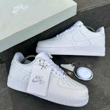 Nikee Airforce 1 White Pure Leather Ua Quality