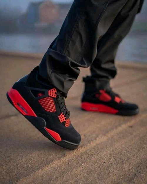 Air Jordan Retro 4 Red Thunder (With OG Box Semi UA Article)