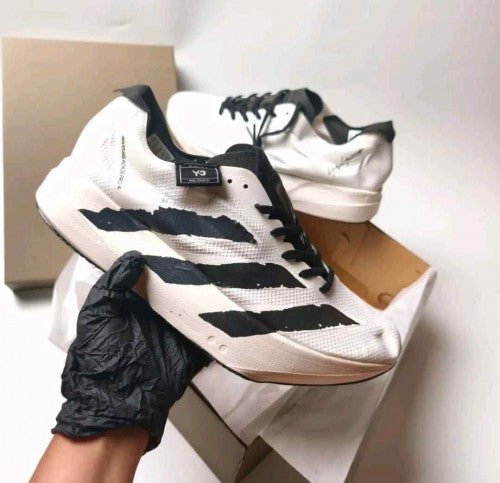 Adidass Y-3 Adios Pro 4 Beige Orbit Grey Black