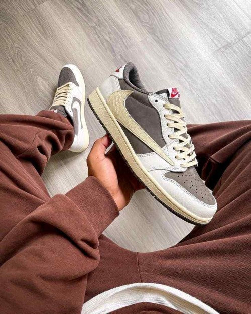 Air Jordan 1 Low Travis Scott Reverse Mocha Semi UA