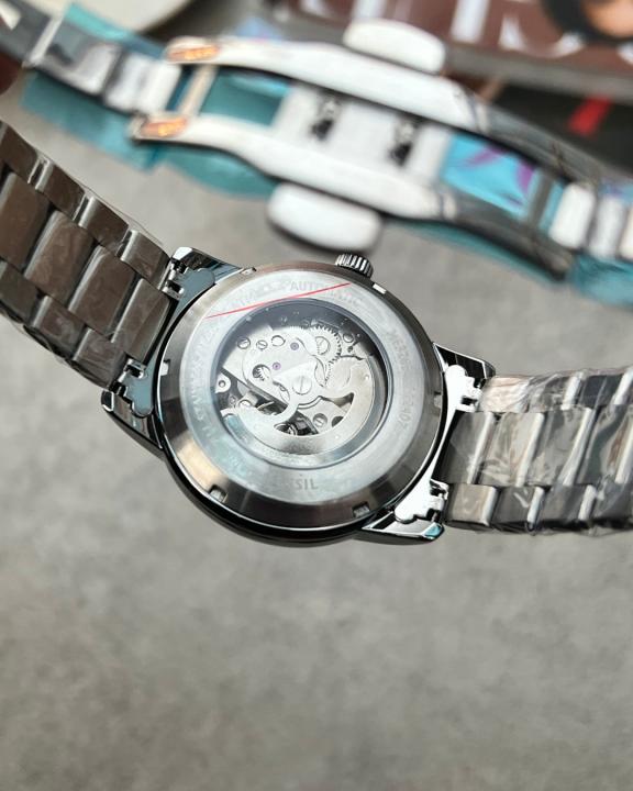 Fossi_l Heritage Automatic Silver Blue
