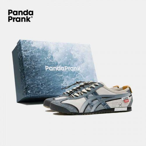 Onitsuka tigerr Mexico 66 Panda Prank Custom Misty Fields with Og box and accessories