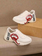 Guccii. Rhyton Mouth Print Sneakers