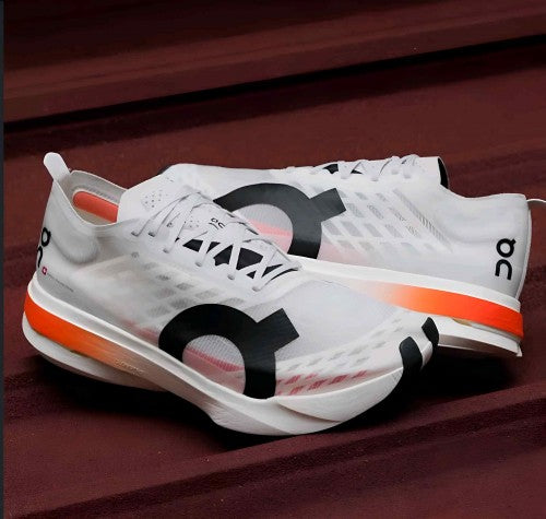 on Cloudboom Strike White Orange
