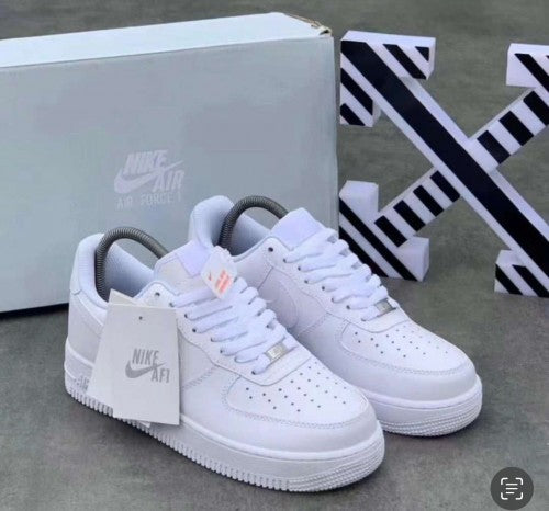 Nikee Airforce 1 White Pure Leather UA Quality