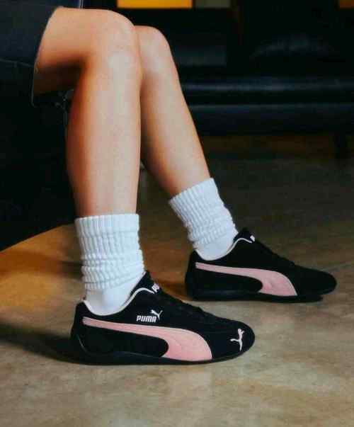 pumaa. Speedcat Black Pink