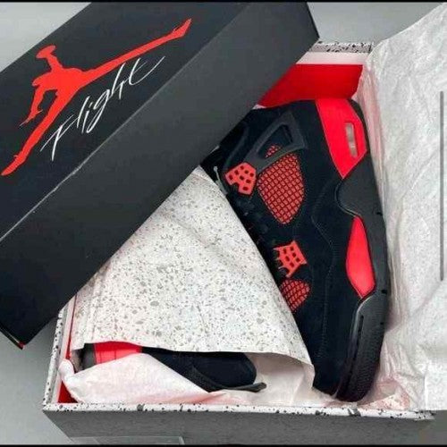 Air Jordan Retro 4 Red Thunder (With OG Box Semi UA Article)