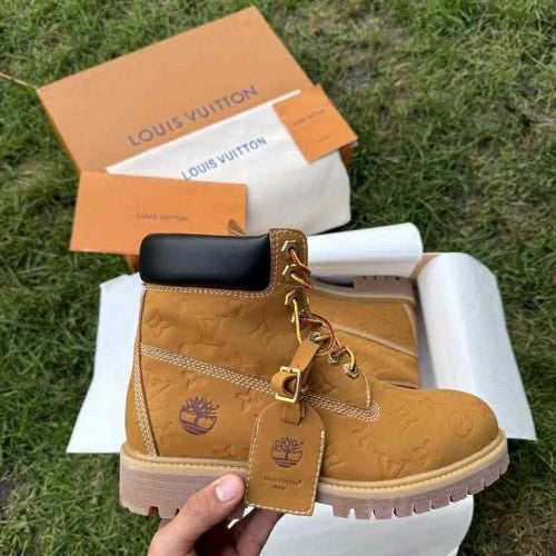 Louis Vuittonn X Timberland Ankle Boots