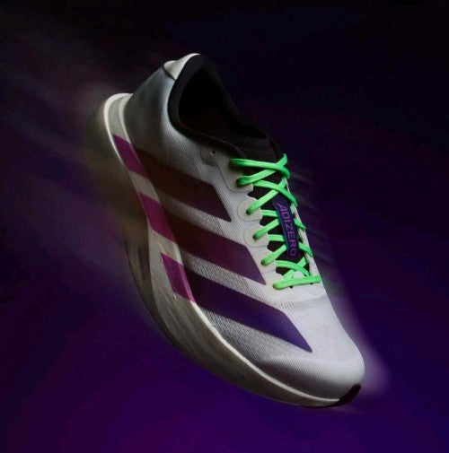 AdidaSs AdiZero Evo SL White Purple Lime Burst