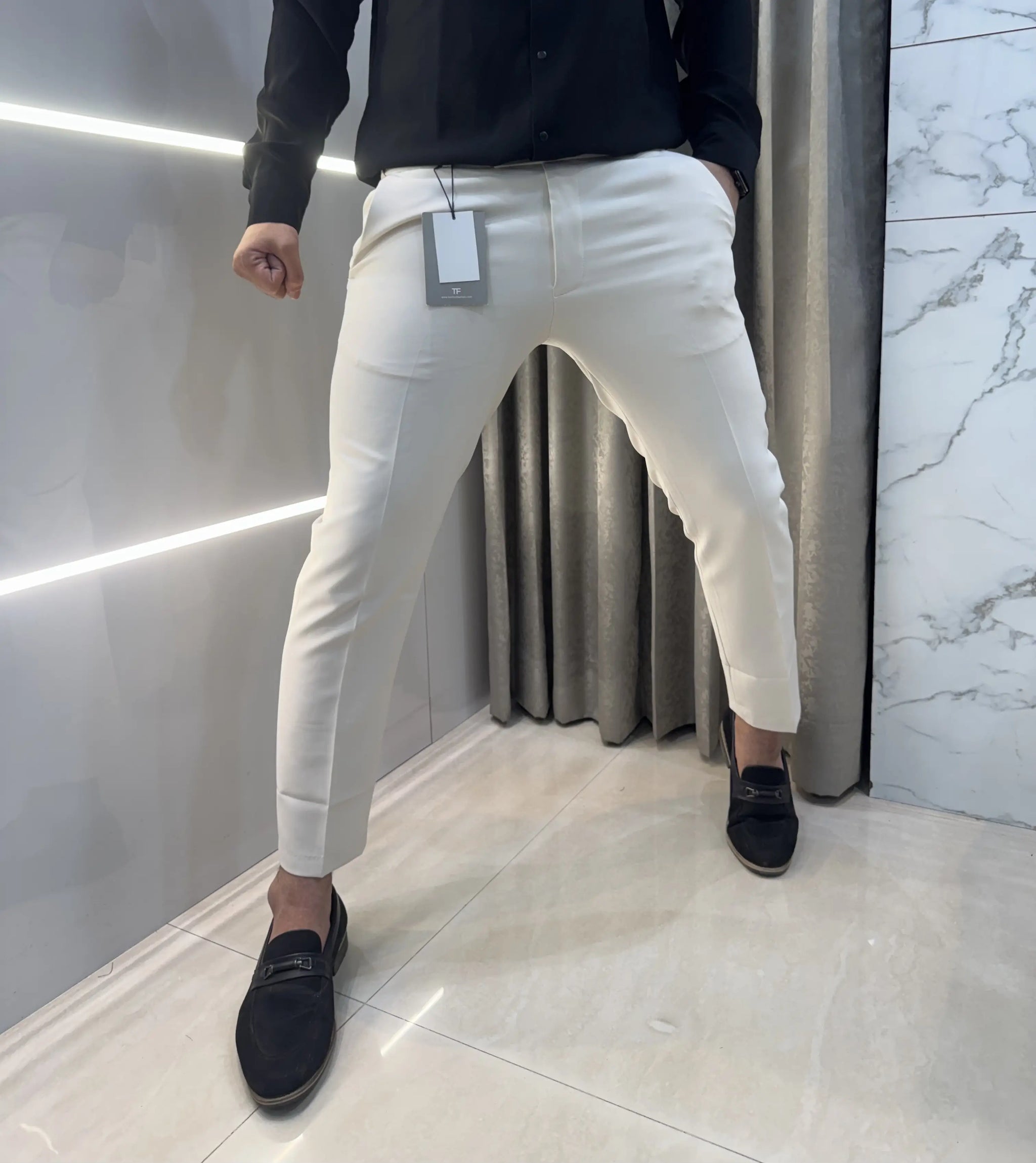 Tomford Cream Premium Imported Trouser