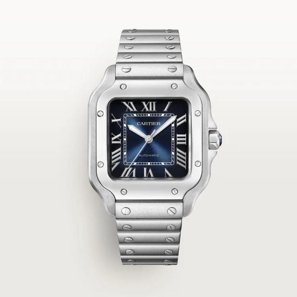 Cartie_r Santos Automatic silver blue