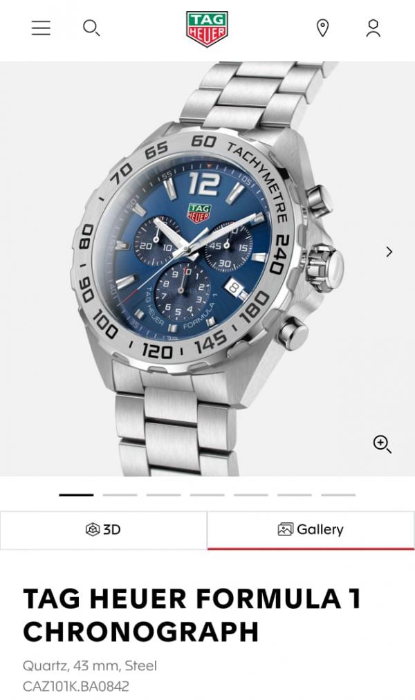 Tag_heuer Chronograph Formula 1 Calibre 16