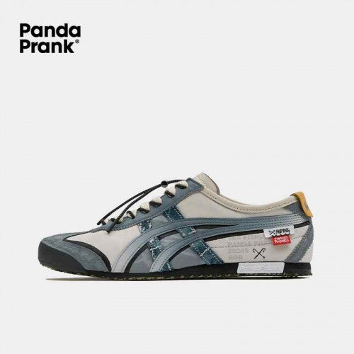 Onitsuka tigerr Mexico 66 Panda Prank Custom Misty Fields with Og box and accessories