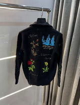 Christian Dio r Black Aujla Edition Imported Knitted Pull Over