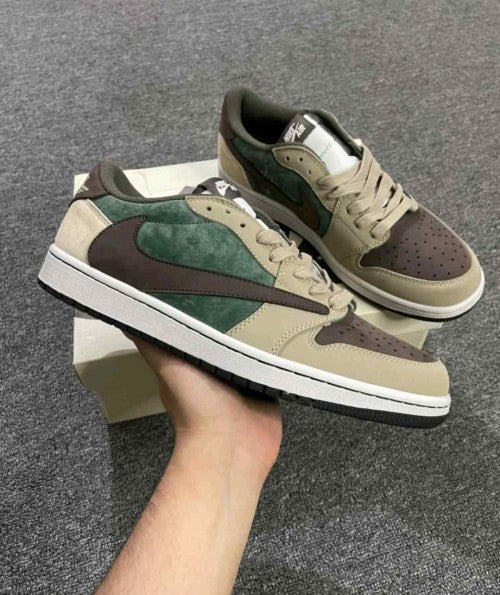 Fragment Design x Travis Scott x Nikee Jordan 1 low